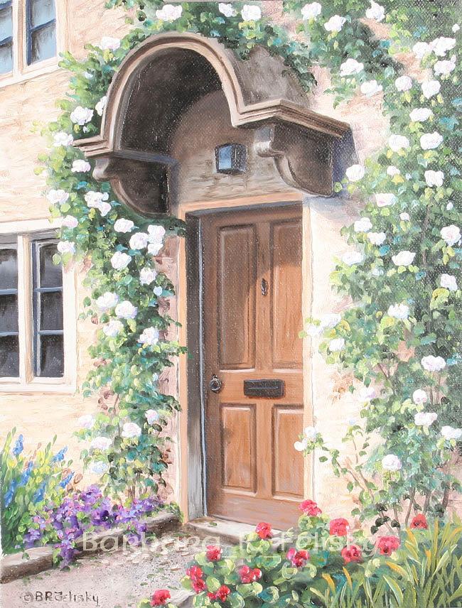 Barbara Felisky Brown Door In Chertsey